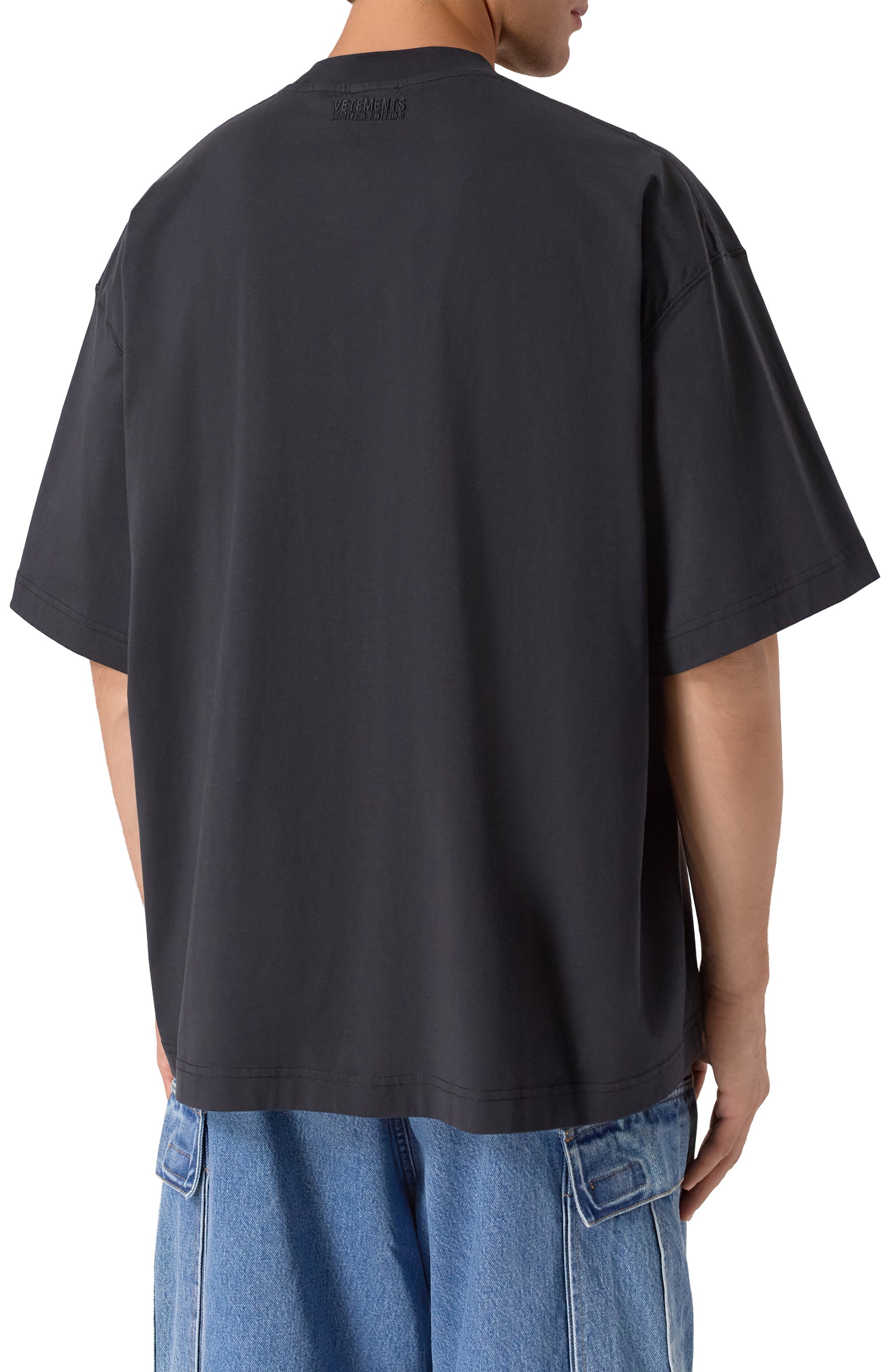 Хлопковая футболка VETEMENTS, арт. UH76TR650B, фото 4