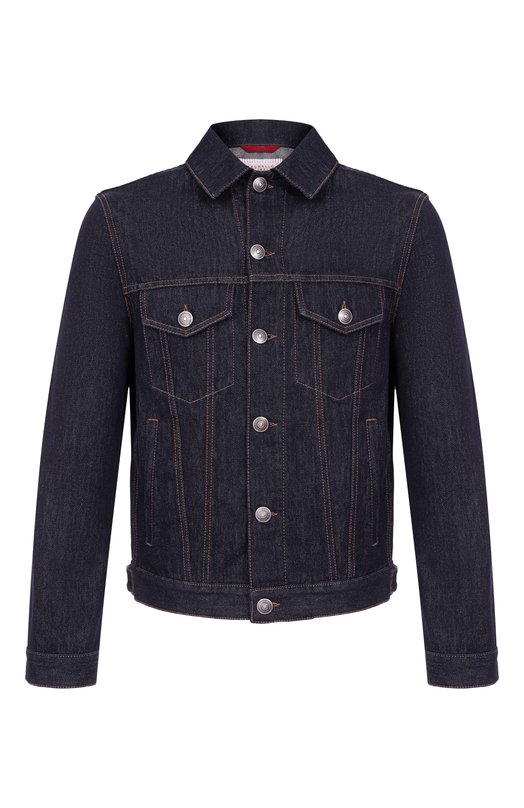 Джинсовая куртка Brunello Cucinelli M233P6909 Синий M233P6909