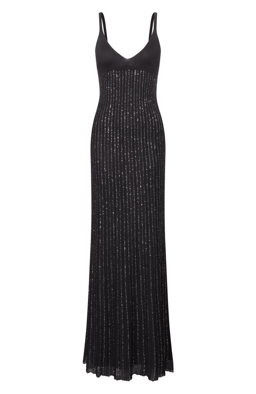 Платье с отделкой пайетками Missoni DS26SG0L/BK01GH Чёрный DS26SG0L/BK01GH