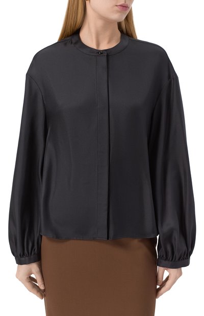 Атласная блузка LOULOU DE SAISON, арт. LEA, фото 3