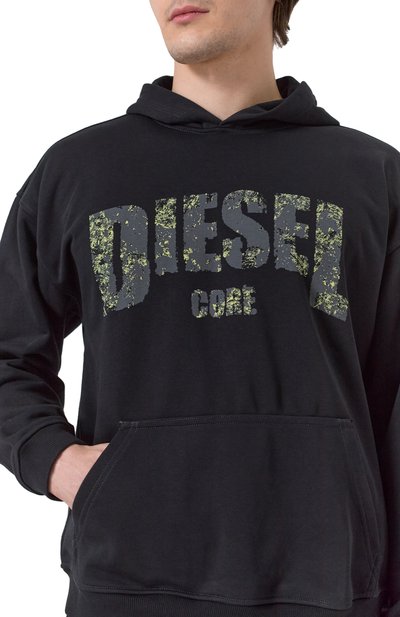 Хлопковое худи DIESEL, арт. A17269/0HYAT, фото 5