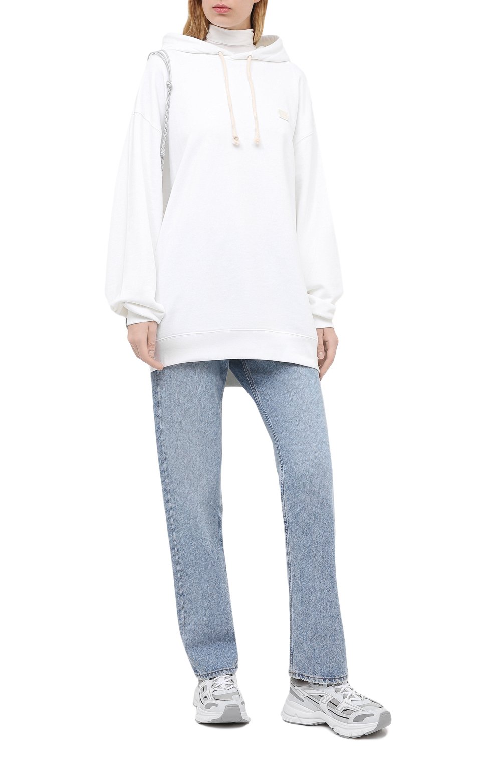 Хлопковое худи ACNE STUDIOS, арт. CI0009/W, фото 2