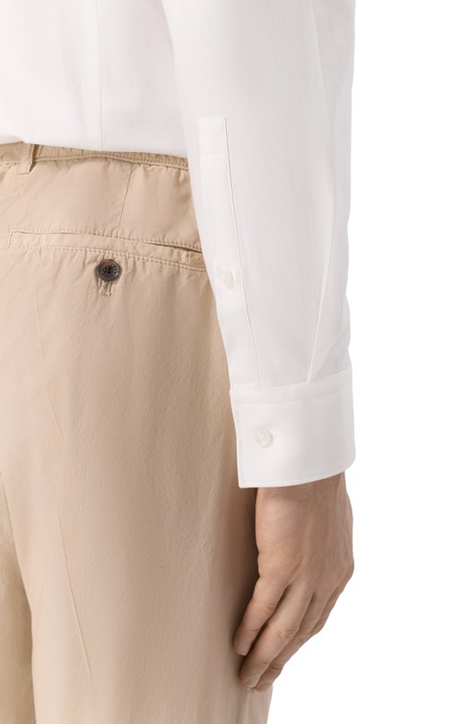 Хлопковая сорочка HUGO 50554824 Белый  50554824 Фото 5