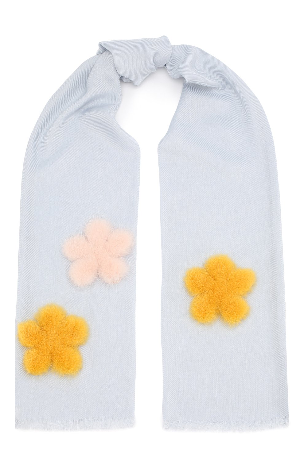 Шарф с меховой отделкой LORO PIANA, арт. FAI5339, фото 1