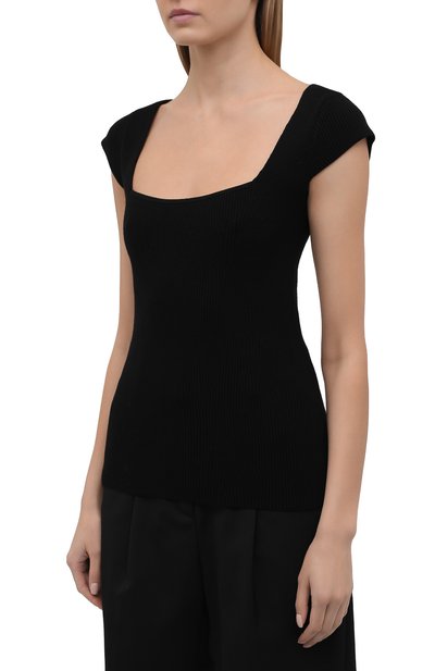 Топ HELMUT LANG черного цвета по цене 39650 руб., арт. L02HW702, фото 3 Топ HELMUT LANG, арт. L02HW702, фото 3