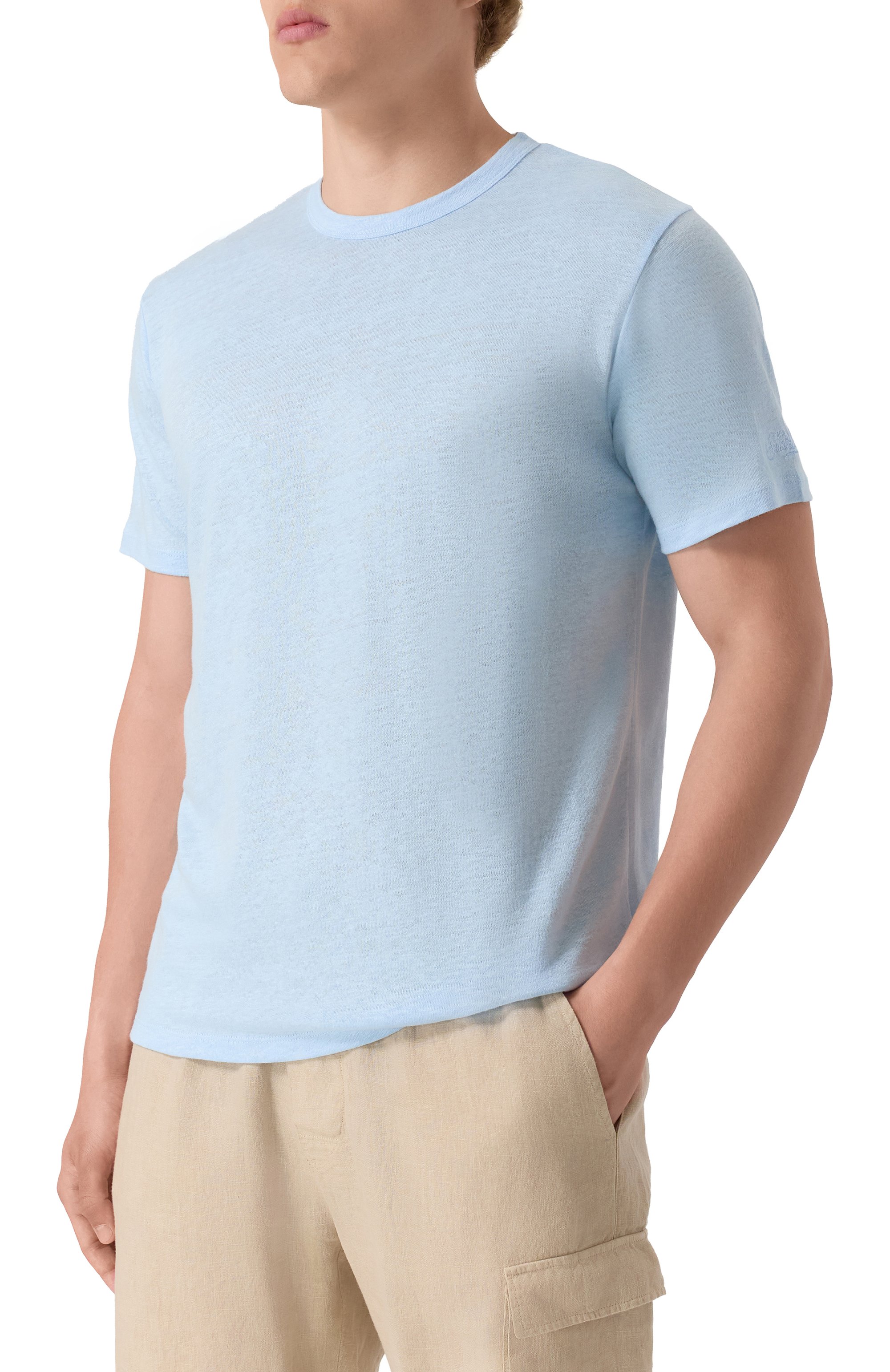 Льняная футболка MC2 SAINT BARTH, арт. STBM ECSTASEA/00099H, фото 3