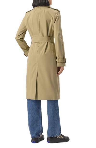 Хлопковый тренч BURBERRY бежевого цвета по цене 324000 руб., арт. 8106349, фото 4 Хлопковый тренч BURBERRY, арт. 8106349, фото 4