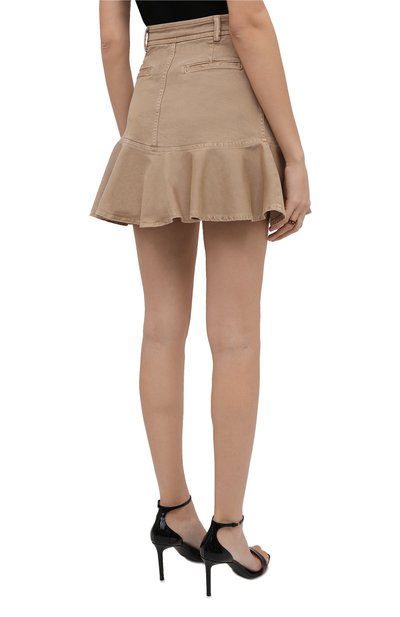 Джинсовая юбка REDVALENTINO бежевого цвета по цене 37100 руб., арт. XR3RAH85/69V, фото 4 Джинсовая юбка REDVALENTINO, арт. XR3RAH85/69V, фото 4