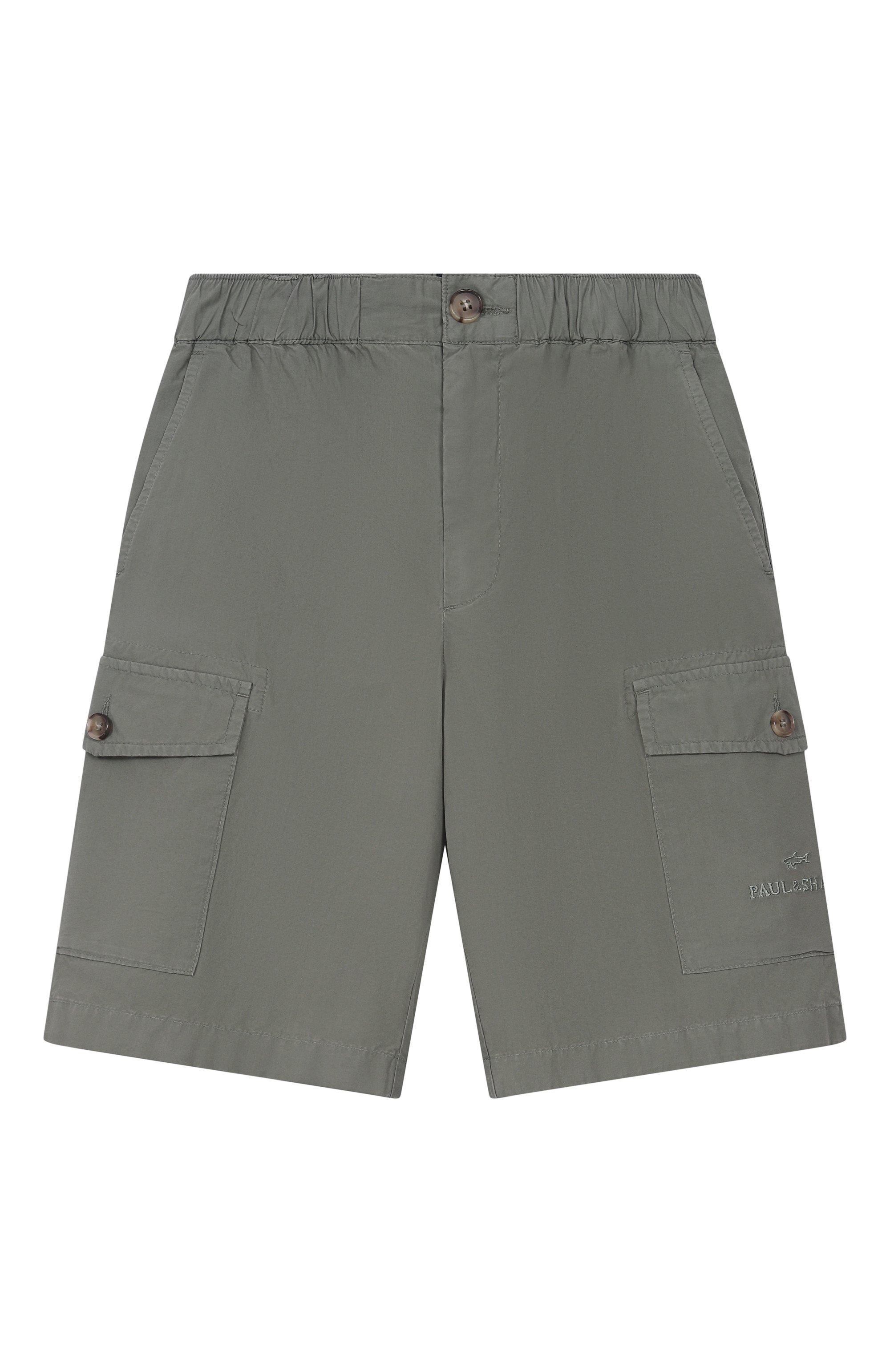 Хлопковые шорты-карго PAUL & SHARK JUNIOR, арт. WUQ002/LLC05/10A-16A, фото 1
