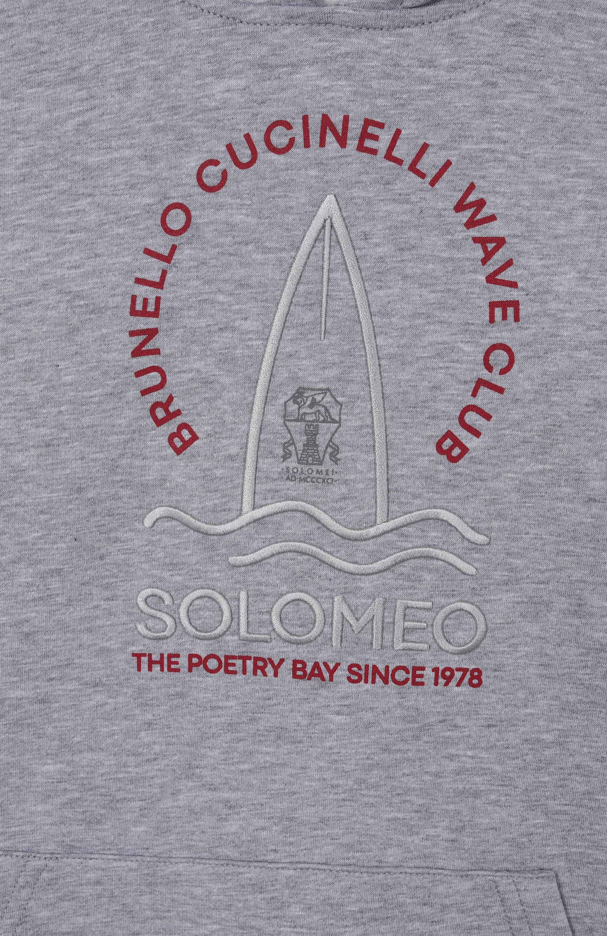 Хлопковое худи BRUNELLO CUCINELLI, арт. BW863E188B, фото 3