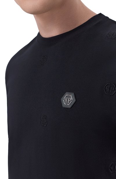 Хлопковая футболка PHILIPP PLEIN, арт. SAFC MTK8729 PJY002N, фото 5