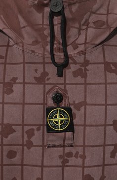 Мужская анорак STONE ISLAND бордового цвета, арт. 73154360 | Фото 5 (Кросс-КТ: Куртка, Ветровка; Рукава: Длинные; Материал сплава: Проставлено; Материал внешний: Вискоза; Драгоценные камни: Проставлено; Длина (верхняя одежда): Короткие; Стили: Кэжуэл)