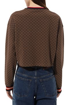 Хлопковый свитшот BALMAIN, арт. BF2J0007/BC56, фото 4