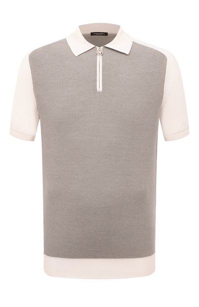 Поло из шелка и хлопка STEFANO RICCI, арт. K616320P31/F23131, фото 1