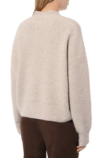 Кардиган CLOSED серого цвета по цене 35150 руб., арт. C96059-98I-22, фото 4 Кардиган CLOSED, арт. C96059-98I-22, фото 4