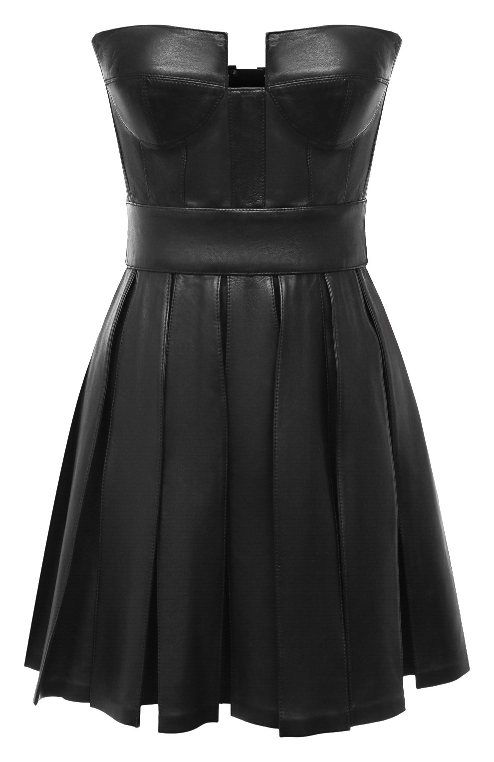 Кожаное платье BALMAIN, арт. WF1R1050/L158, фото 1