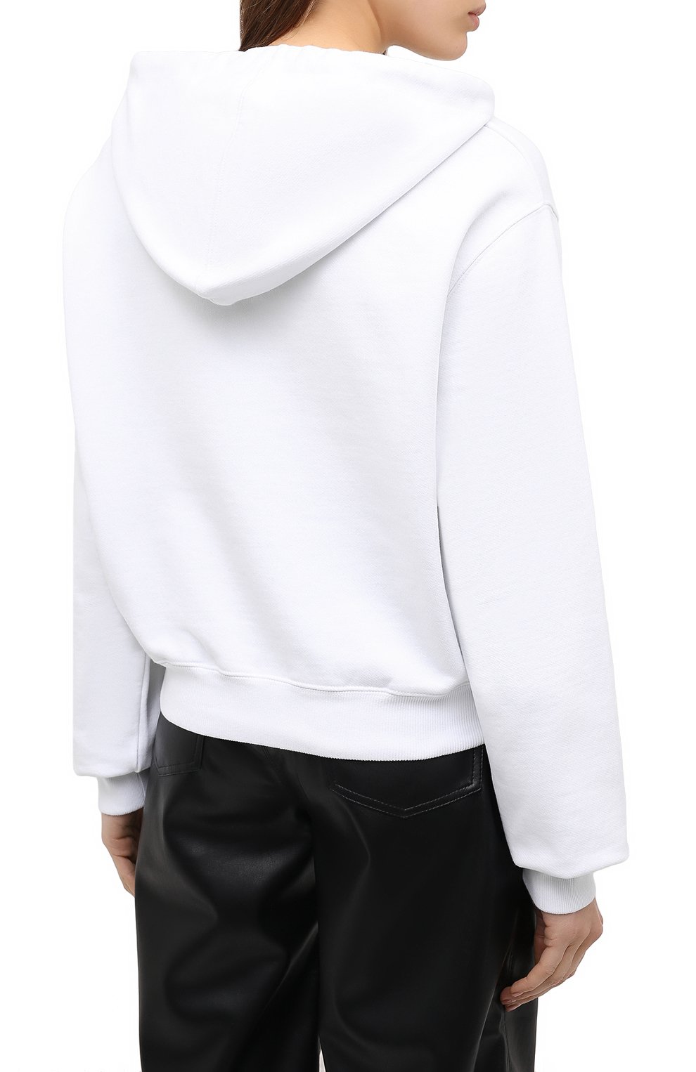 Хлопковое худи OFF-WHITE белого цвета по цене 62200 руб., арт. 0WBB016F20JER0010184, фото 4 Хлопковое худи OFF-WHITE, арт. 0WBB016F20JER0010184, фото 4