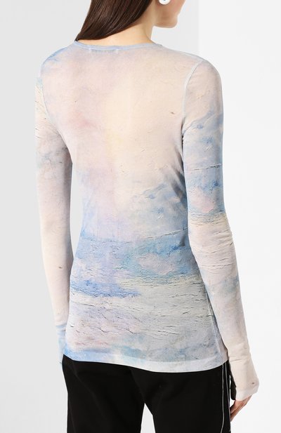 Пуловер из вискозы ACNE STUDIOS голубого цвета по цене 19400 руб., арт. AL0122/W, фото 4 Пуловер из вискозы ACNE STUDIOS, арт. AL0122/W, фото 4
