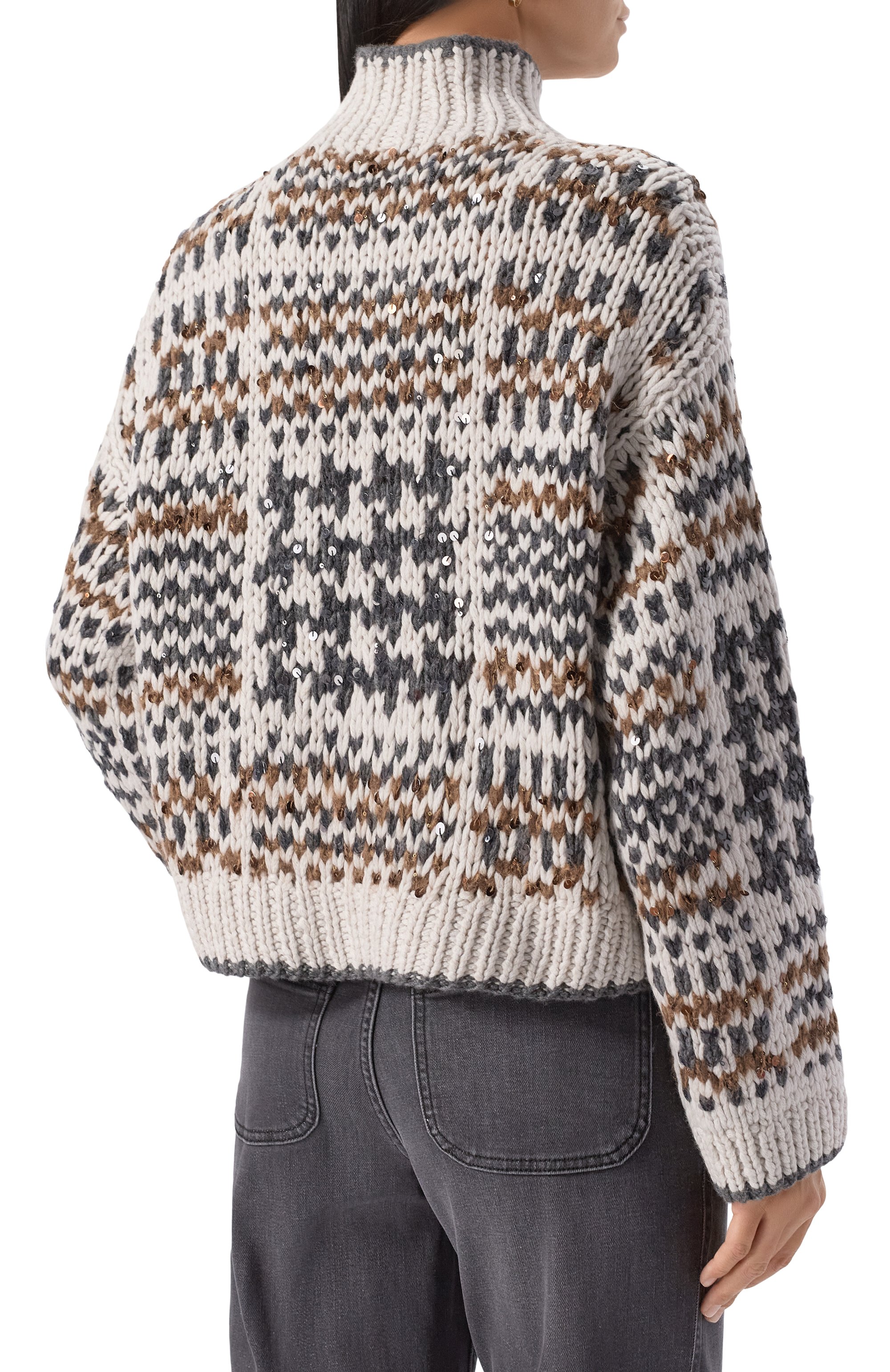 Кашемировый свитер BRUNELLO CUCINELLI, арт. M52637504, фото 4