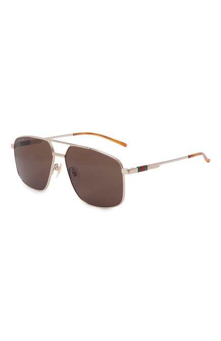 Женские солнцезащитные очки GUCCI коричневого цвета, арт. GG1676S 002 | Фото 1 (Региональные ограничения белый список (Axapta Mercury): Не проставлено; Нос: Не проставлено)