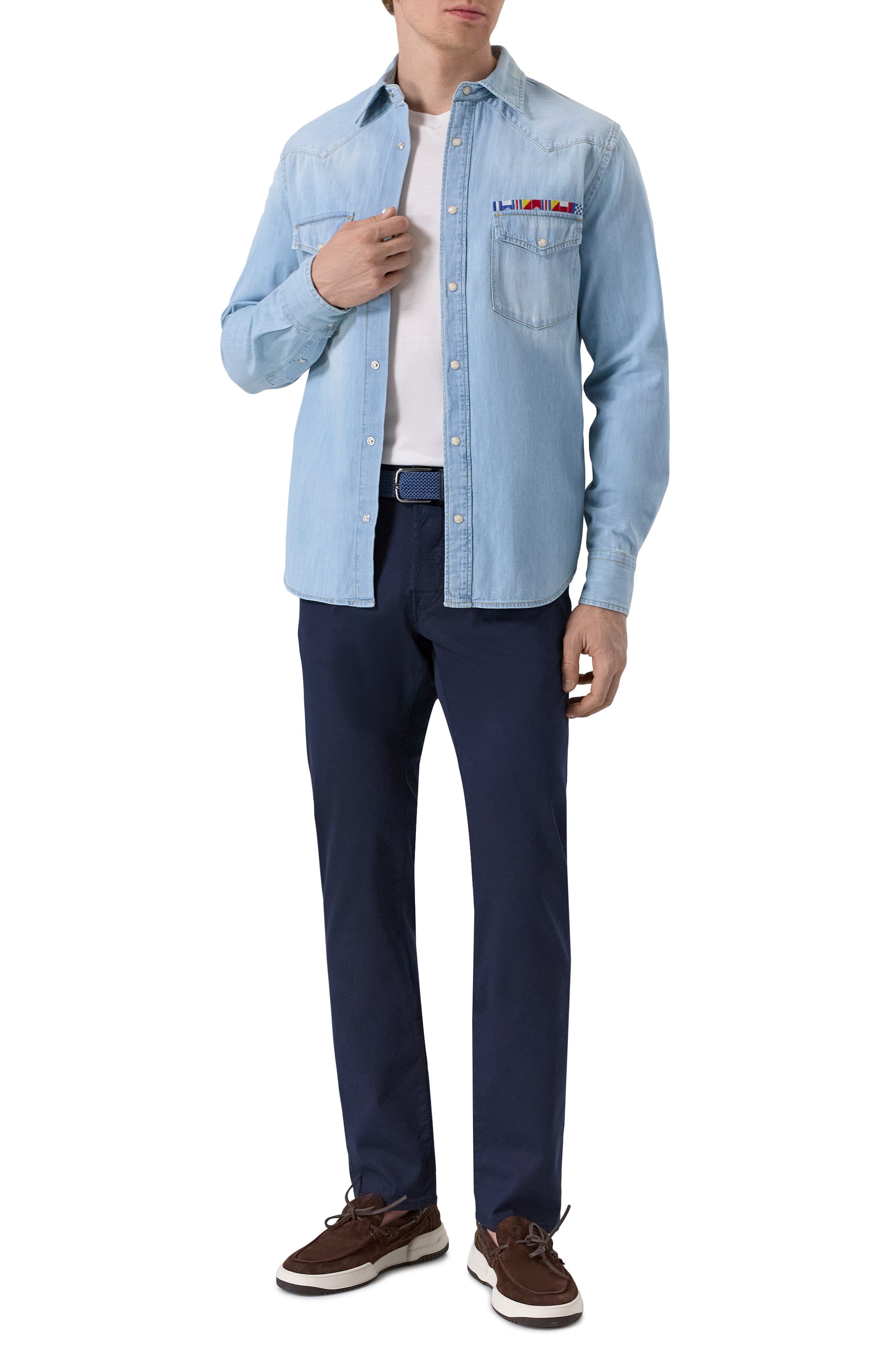 Джинсовая рубашка JACOB COHEN, арт. 25E P/JUR_CR002 018 T9734 B1, фото 2