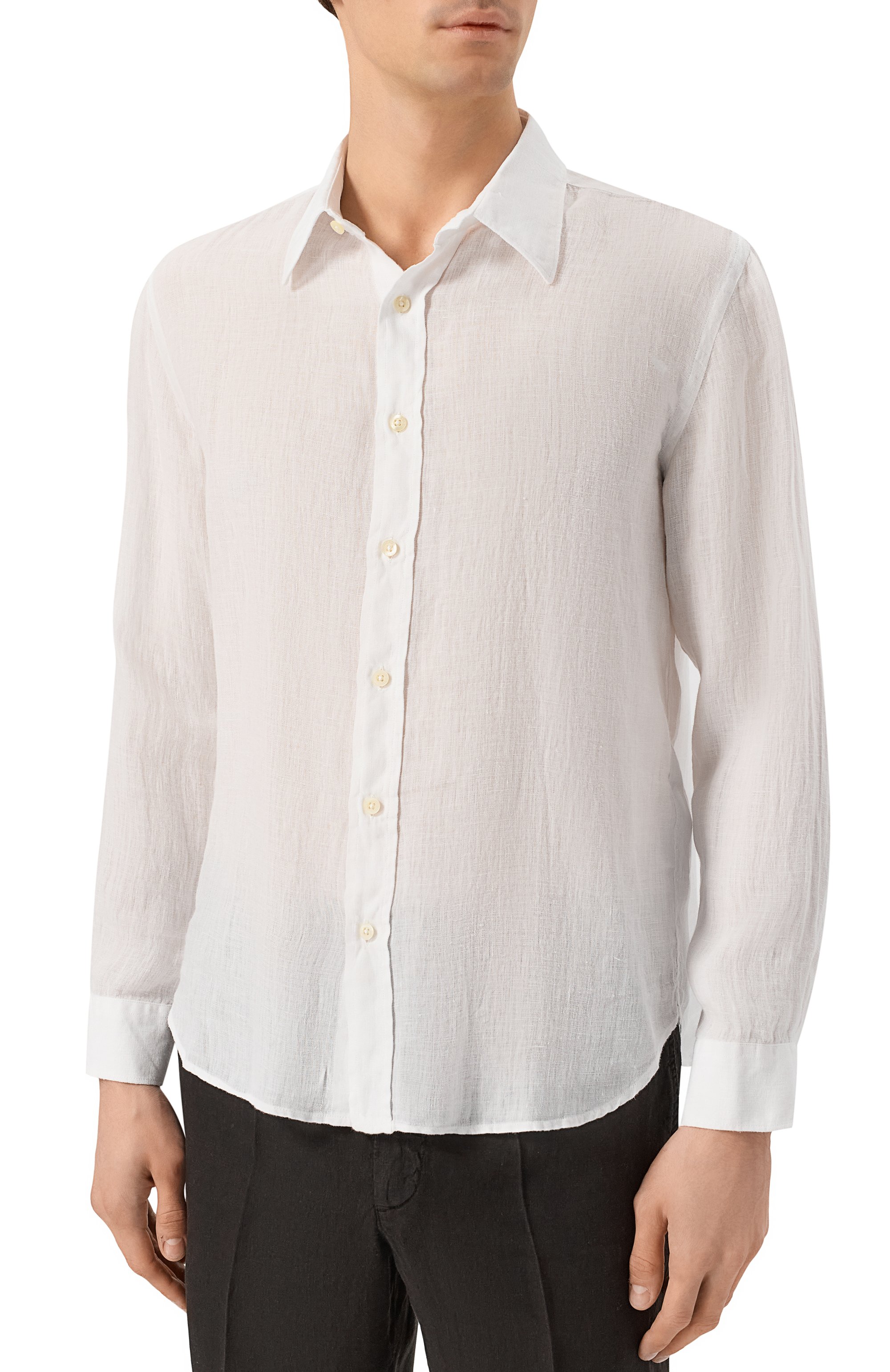 Льняная рубашка 120% LINO, арт. 32ALIM19RS/0115/000, фото 3