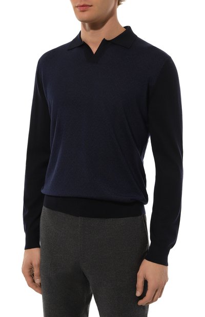 Шерстяное поло CORNELIANI, арт. 94M528-9425189, фото 3