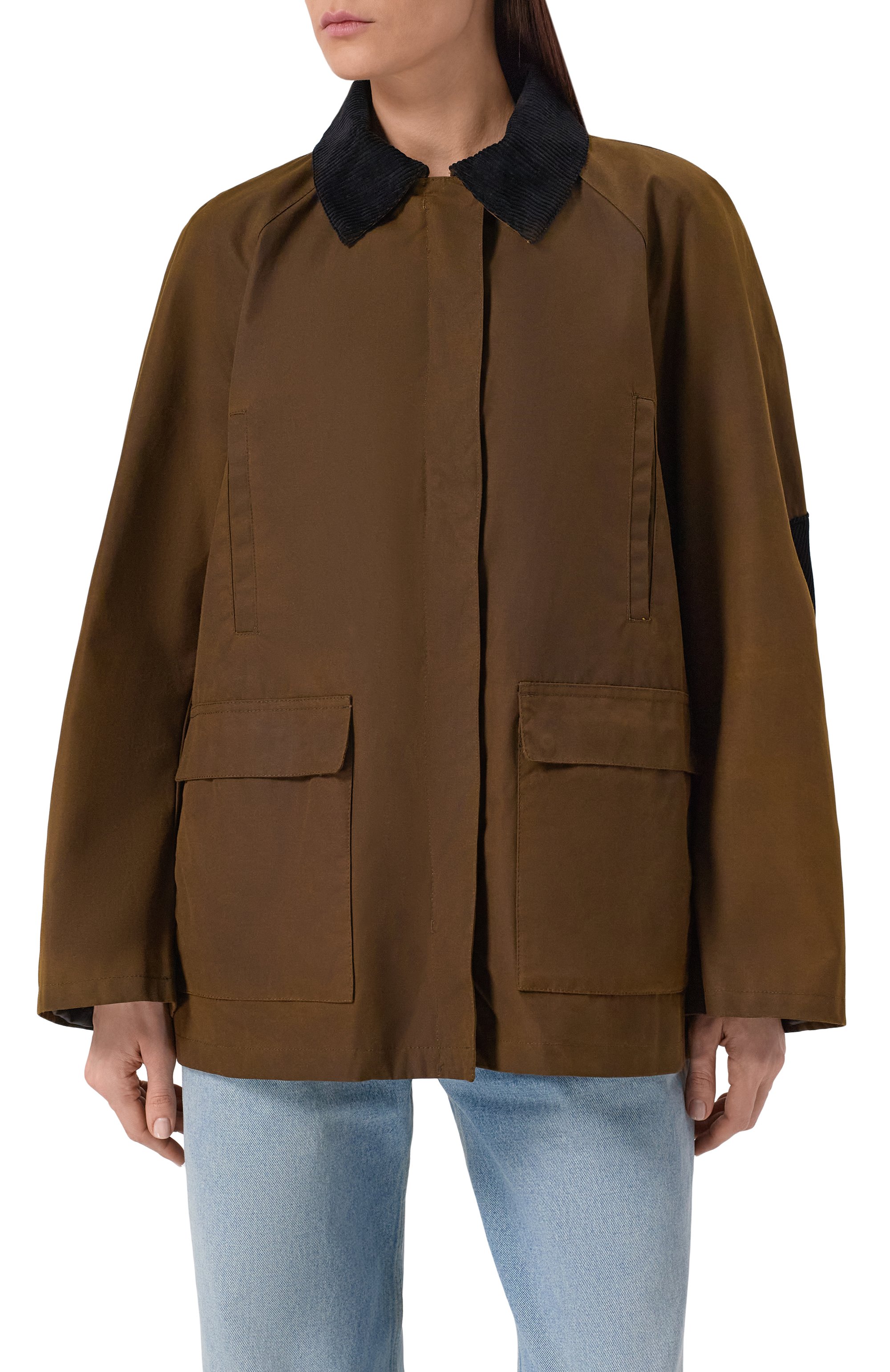 Хлопковая куртка TOTEME, арт. 244-WR04722-FB0320, фото 3