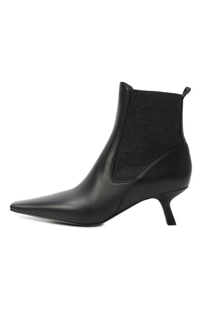 Кожаные б�отильоны BRUNELLO CUCINELLI, арт. MZSKC3054P, фото 4