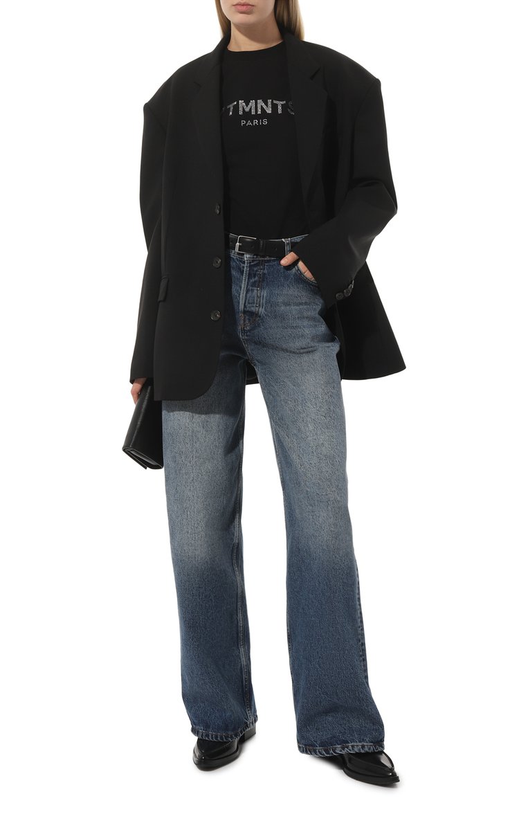 Хлопковая футболка VTMNTS, арт. VL20TR160B, фото 2