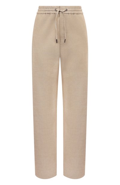 Женские брюки из хлопка и льна MVST, арт. 16W054/LE00