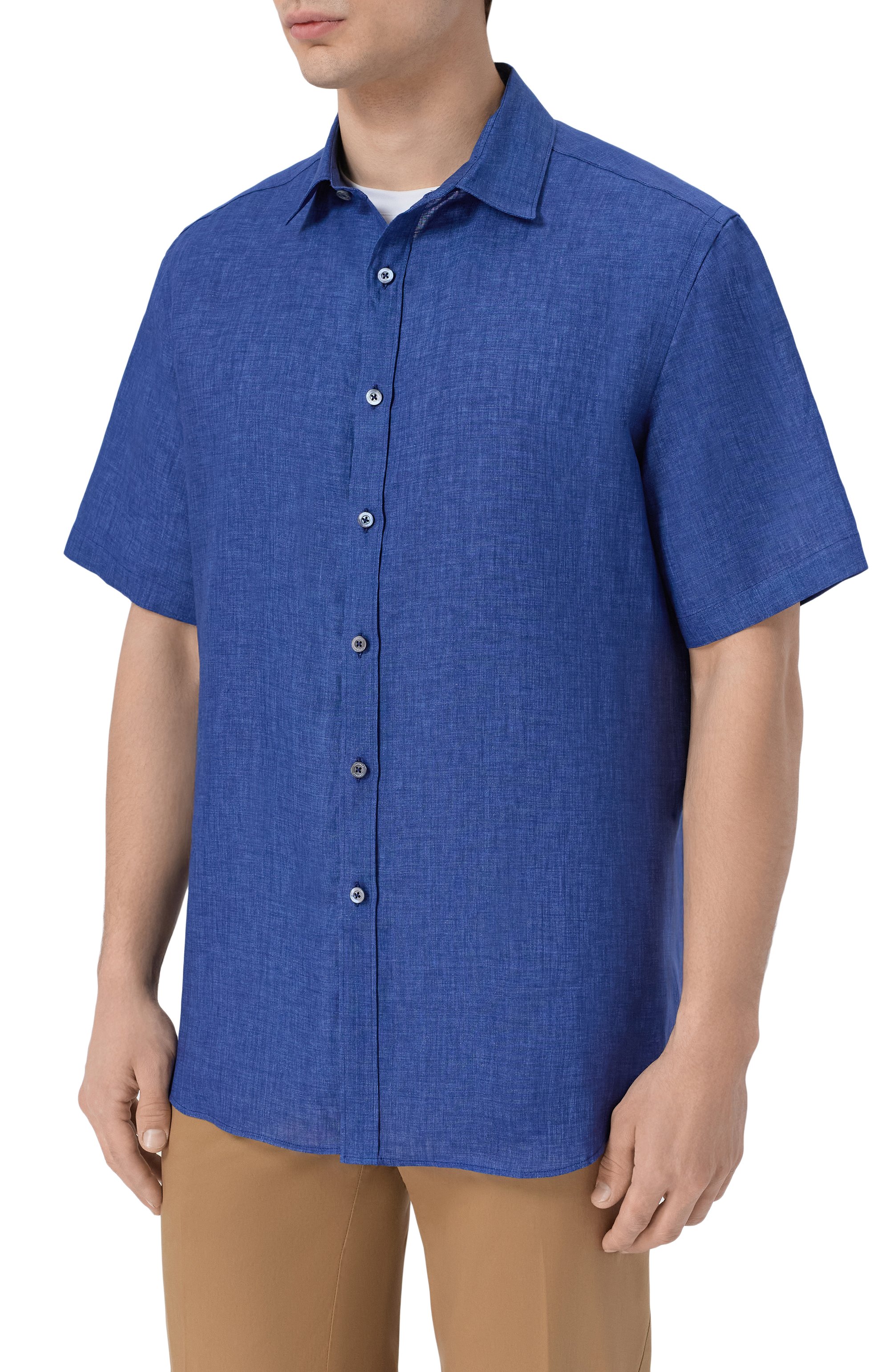 Льняная рубашка CANALI, арт. CSM7077/GL03099, фото 3