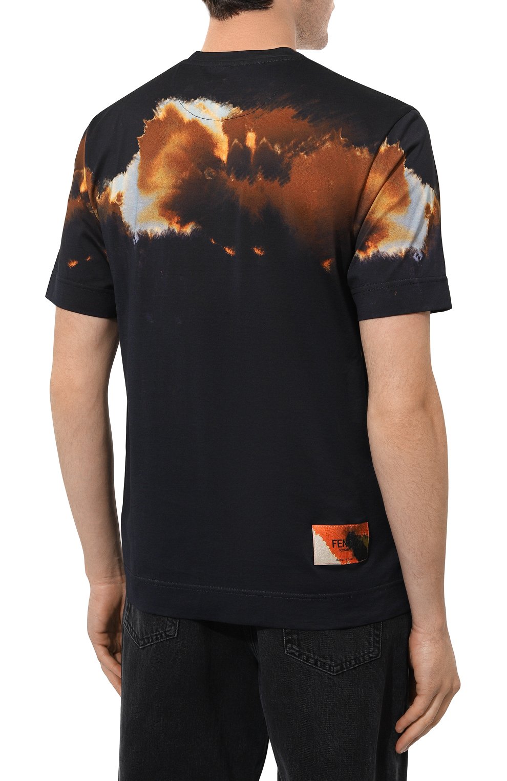 Хлопковая футболка FENDI, арт. FY0936/AN2B/F01WH, фото 4