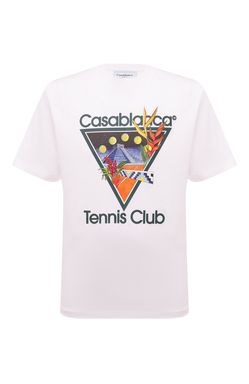 Хлопковая футболка CASABLANCA, арт. MS23-JTS-001-01, фото 1