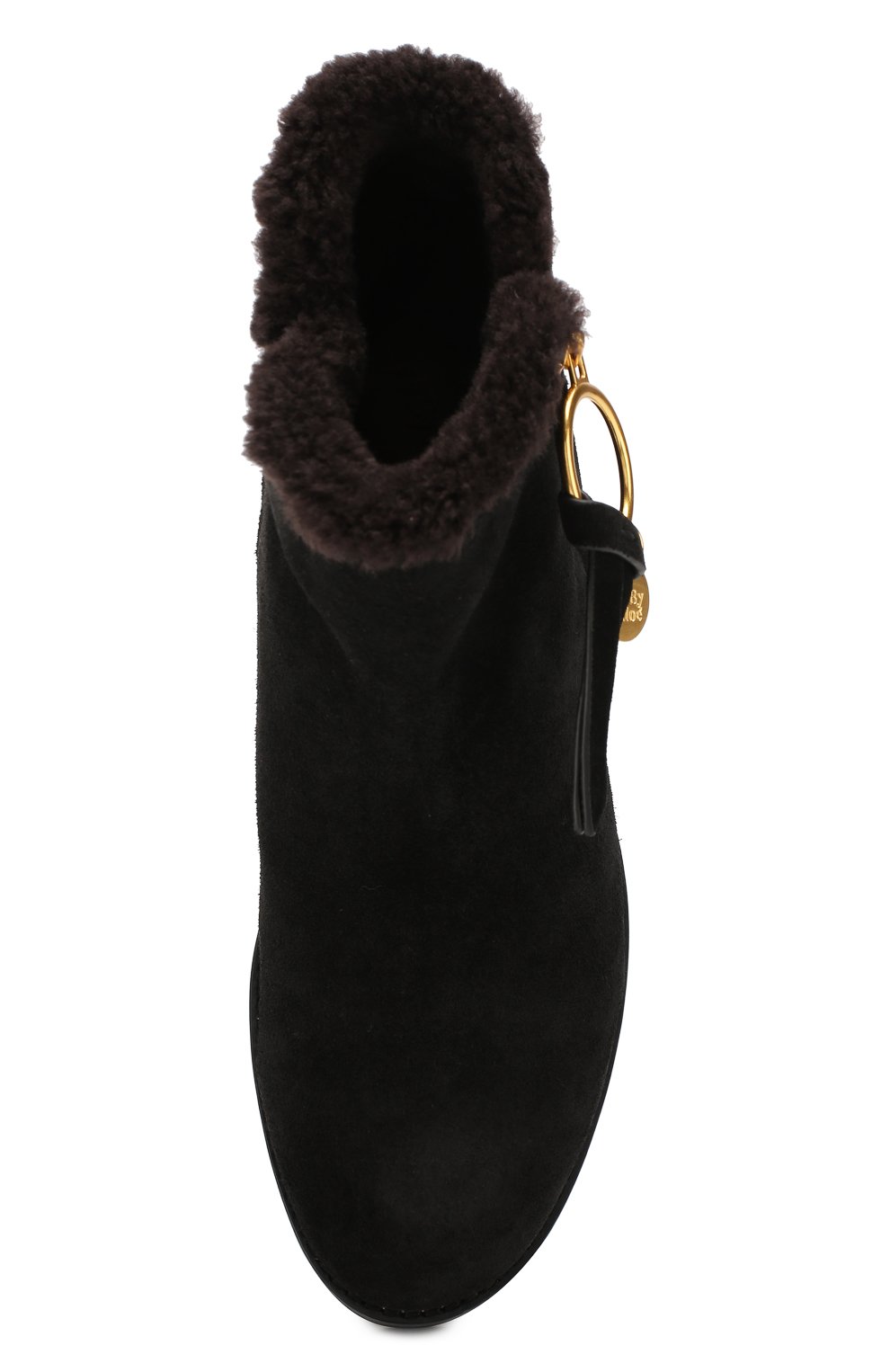 Замшевые ботинки SEE BY CHLOÉ, арт. SB33110B/10200, фото 5