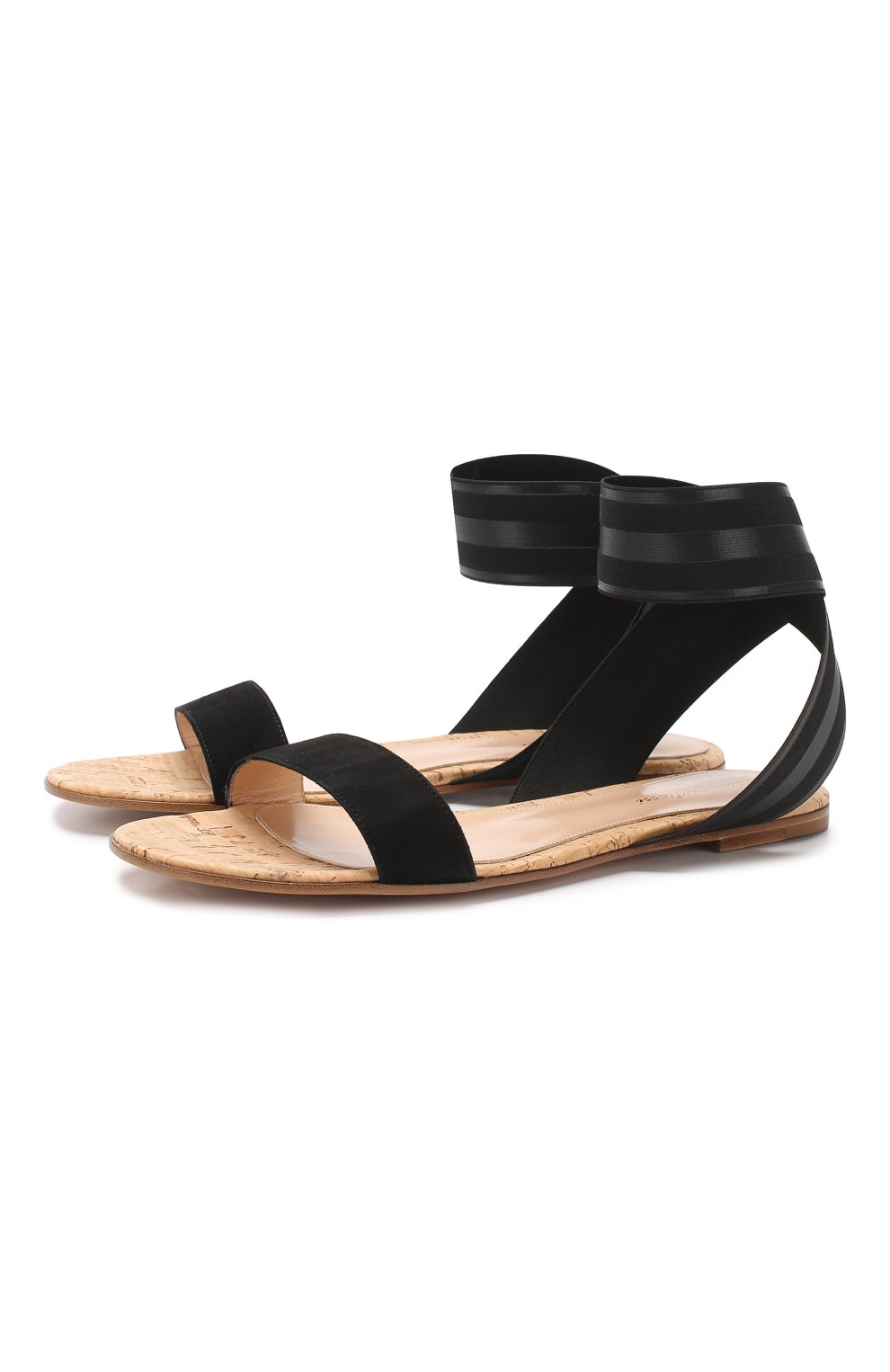 Комбинированные сандалии GIANVITO ROSSI, арт. G31417.05CU0.CEUBLBS, фото 1