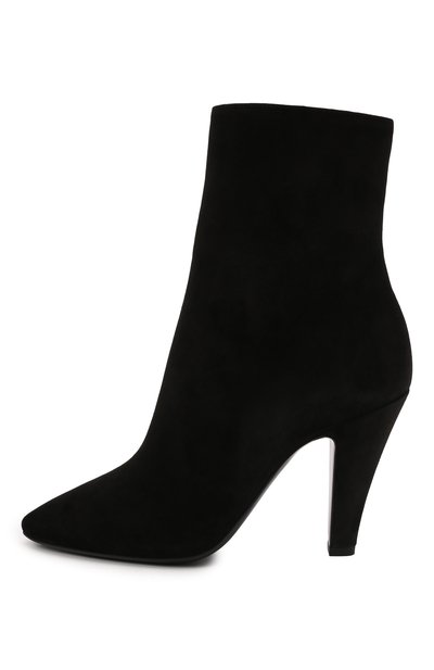 Замшевые ботильоны SAINT LAURENT, арт. 658151/27D00, фото 3