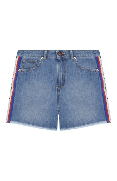 Джинсовые шорты INDEE голубого цвета по цене 5590 руб., арт. EXCLUSIVE/DENIM/8Y-10Y, фото 1 Джинсовые шорты INDEE, арт. EXCLUSIVE/DENIM/8Y-10Y, фото 1