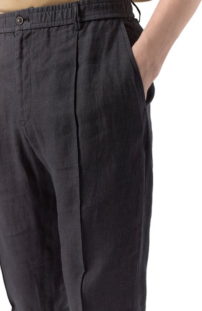Льняные брюки EMPORIO ARMANI, арт. 01P590/01448, фото 5