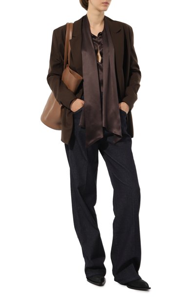 Шелковая блузка KITON, арт. D38455K03337, фото 2