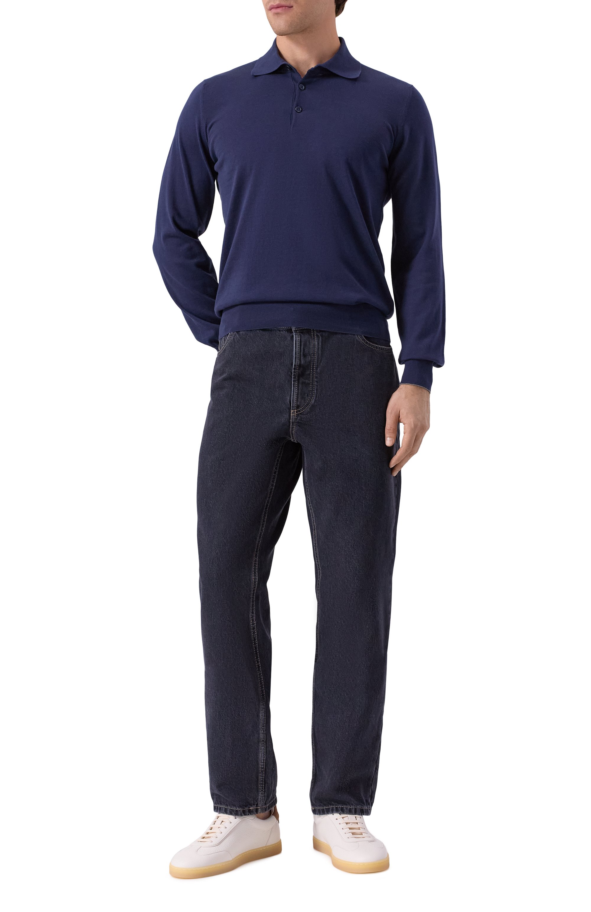 Хлопковое поло BRUNELLO CUCINELLI, арт. M29800135, фото 2