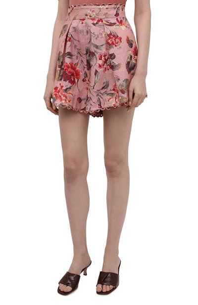 Льняные шорты ZIMMERMANN, арт. 1477ACAS, фото 3