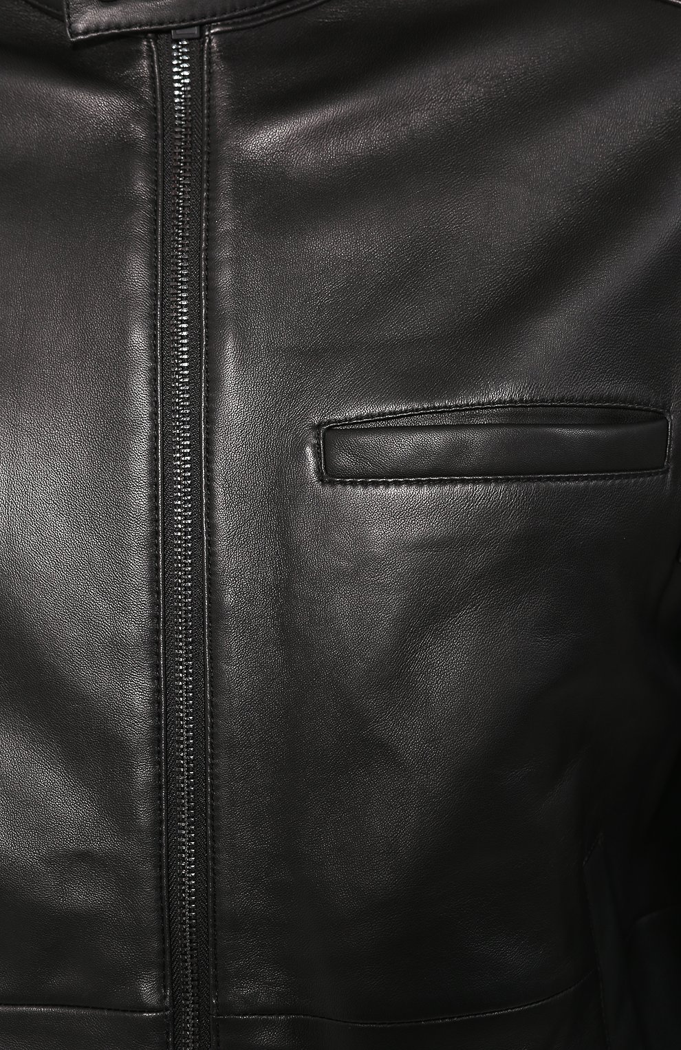 Кожаный бомбер HUGO, арт. 50420510, фото 5