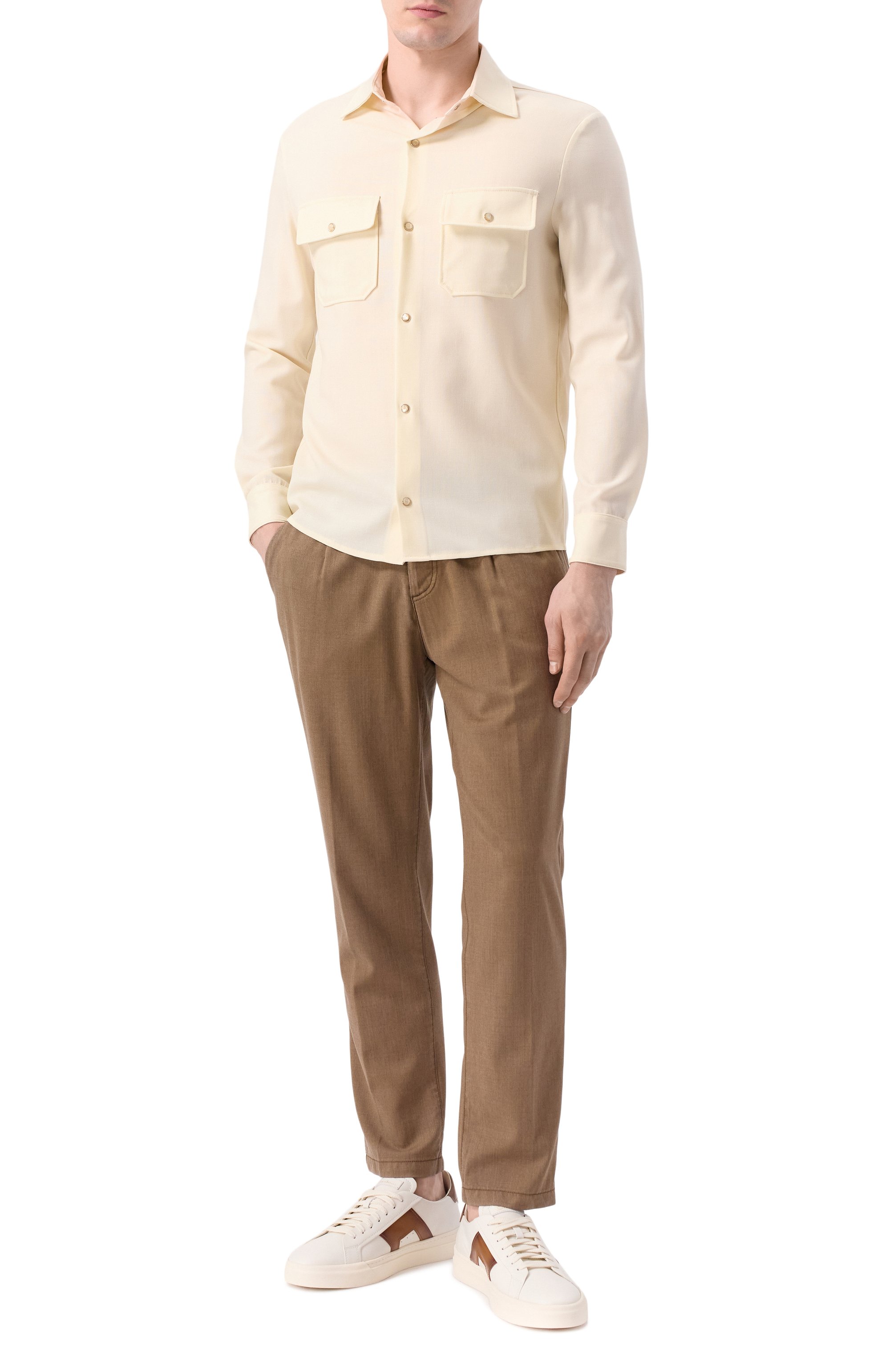 Шерстяные брюки KITON, арт. UPR001RK0613F08, фото 2