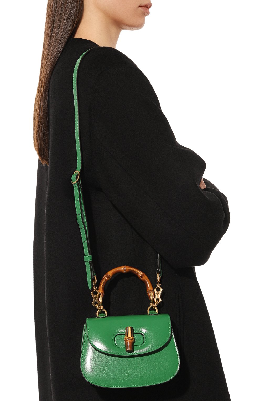 Сумка gucci bamboo 1947 mini GUCCI, арт. 686864 10ODT, фото 2