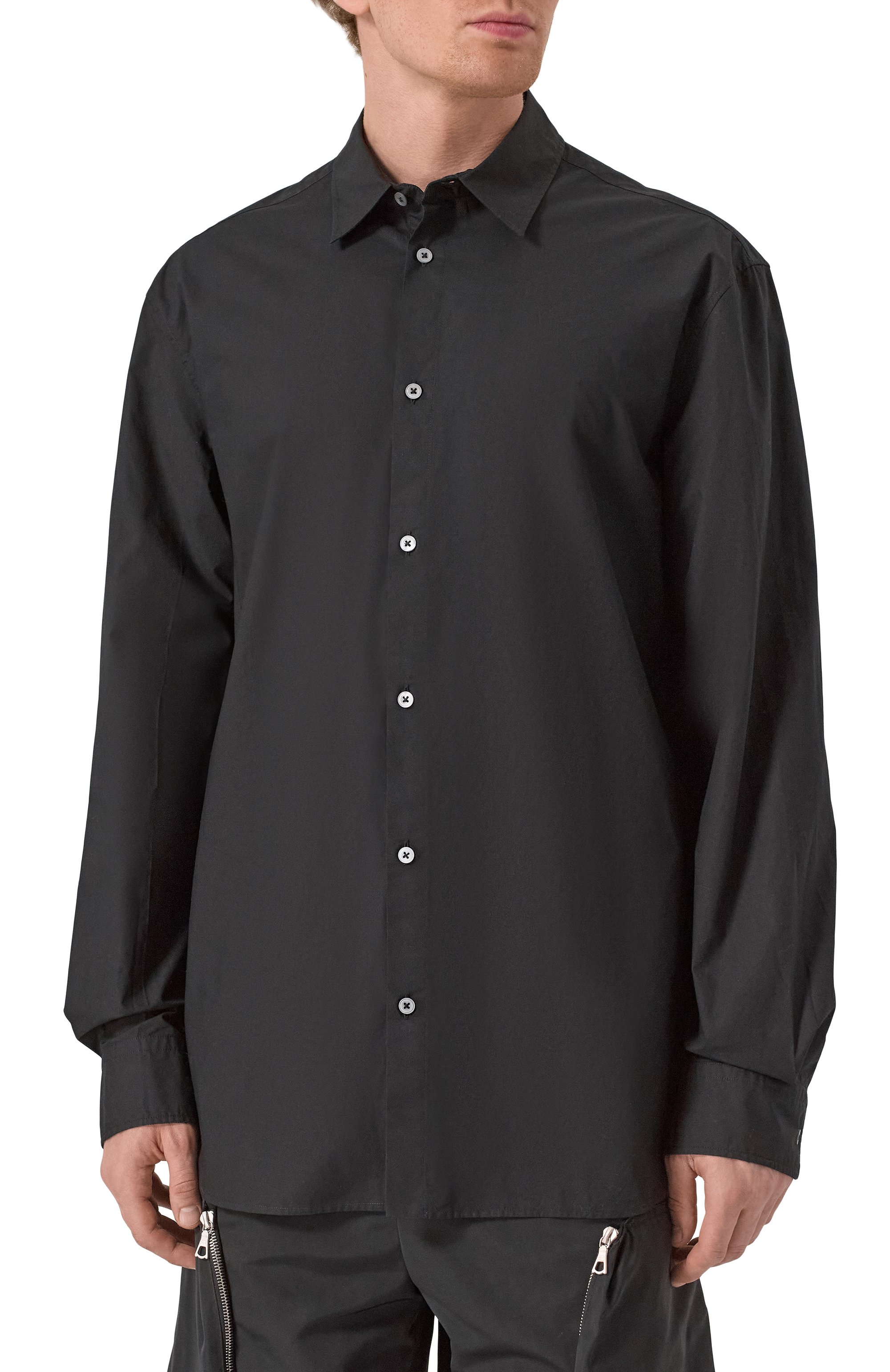 Хлопковая рубашка ANN DEMEULEMEESTER, арт. B0010522/FA555, фото 3