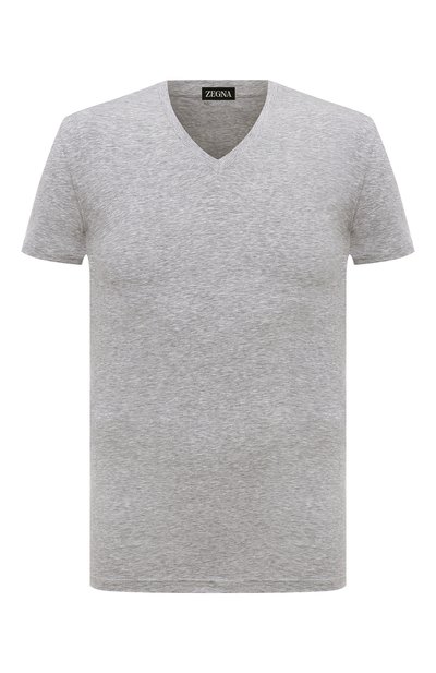 Мужская хлопковая футболка ZEGNA, арт. N2M800090