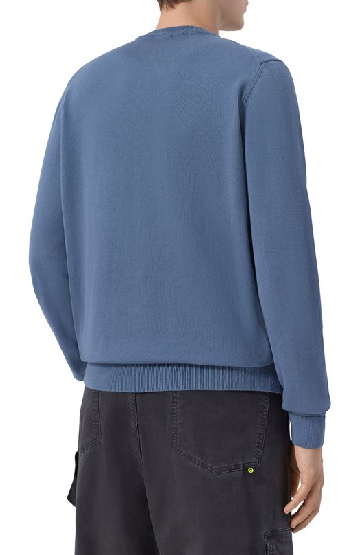 Хлопковый джемпер HUGO 50553588 Синий  50553588 Фото 4