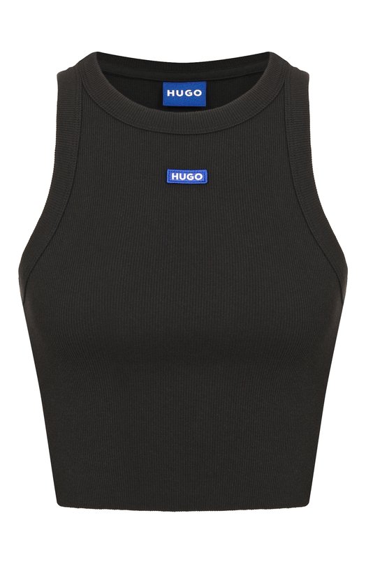 Хлопковый топ HUGO Blue 50511450 Чёрный 50511450