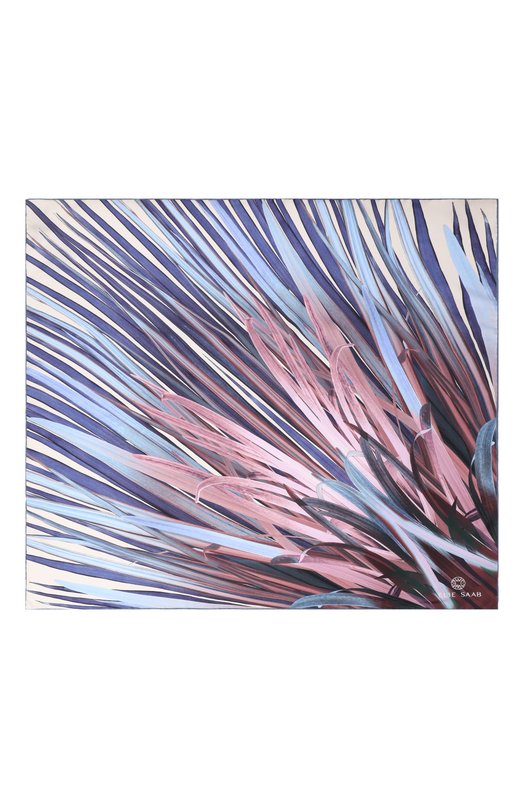 Шелковый платок Elie Saab 710009236 Фиолетовый  710009236 Фото 4